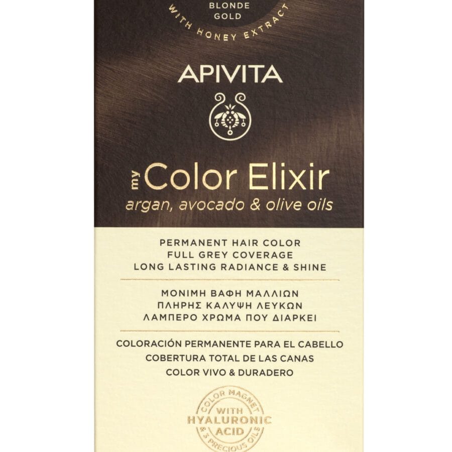 Apivita Tinte Permanente 7.3 Rubio Dorado