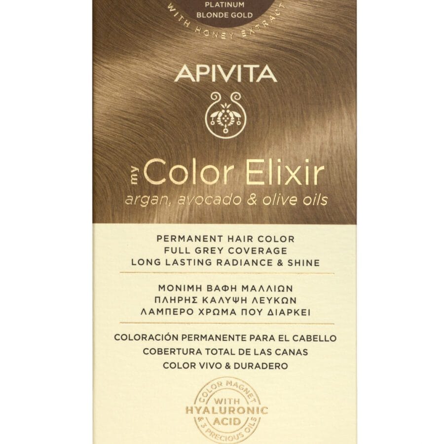 Apivita Tinte Permanente 10.3 Rubio Platino Dorado